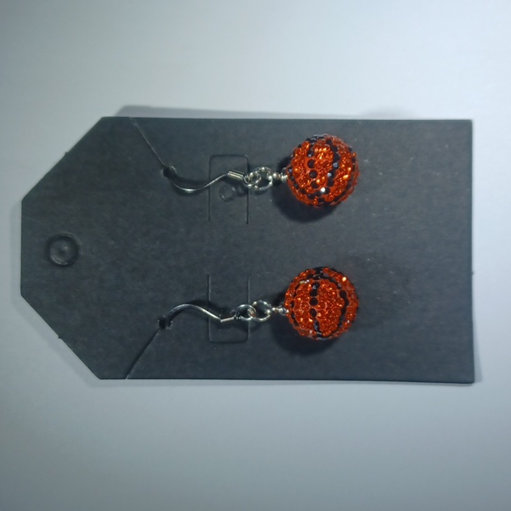 Basketball Earrings Handmade Host Pick